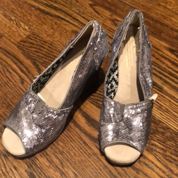 Toms Sequence wedge Shoes - Picture 1 of 14